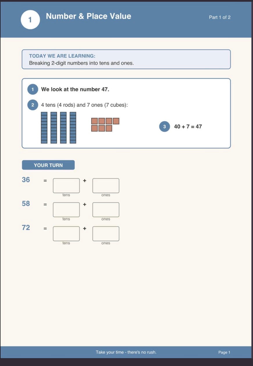 SEN Friendly: Maths Workbook Ages 6-8
