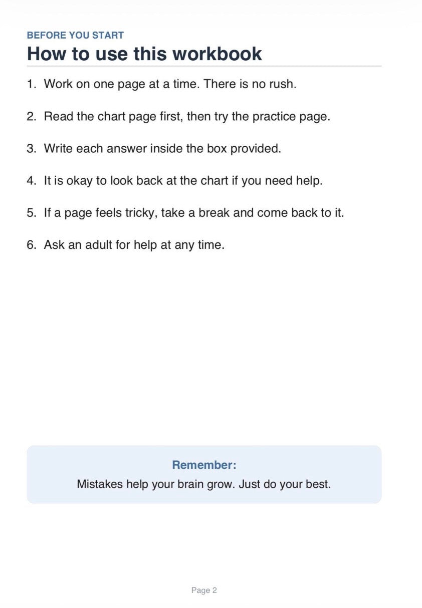 SEN Friendly: Multiplication Workbook