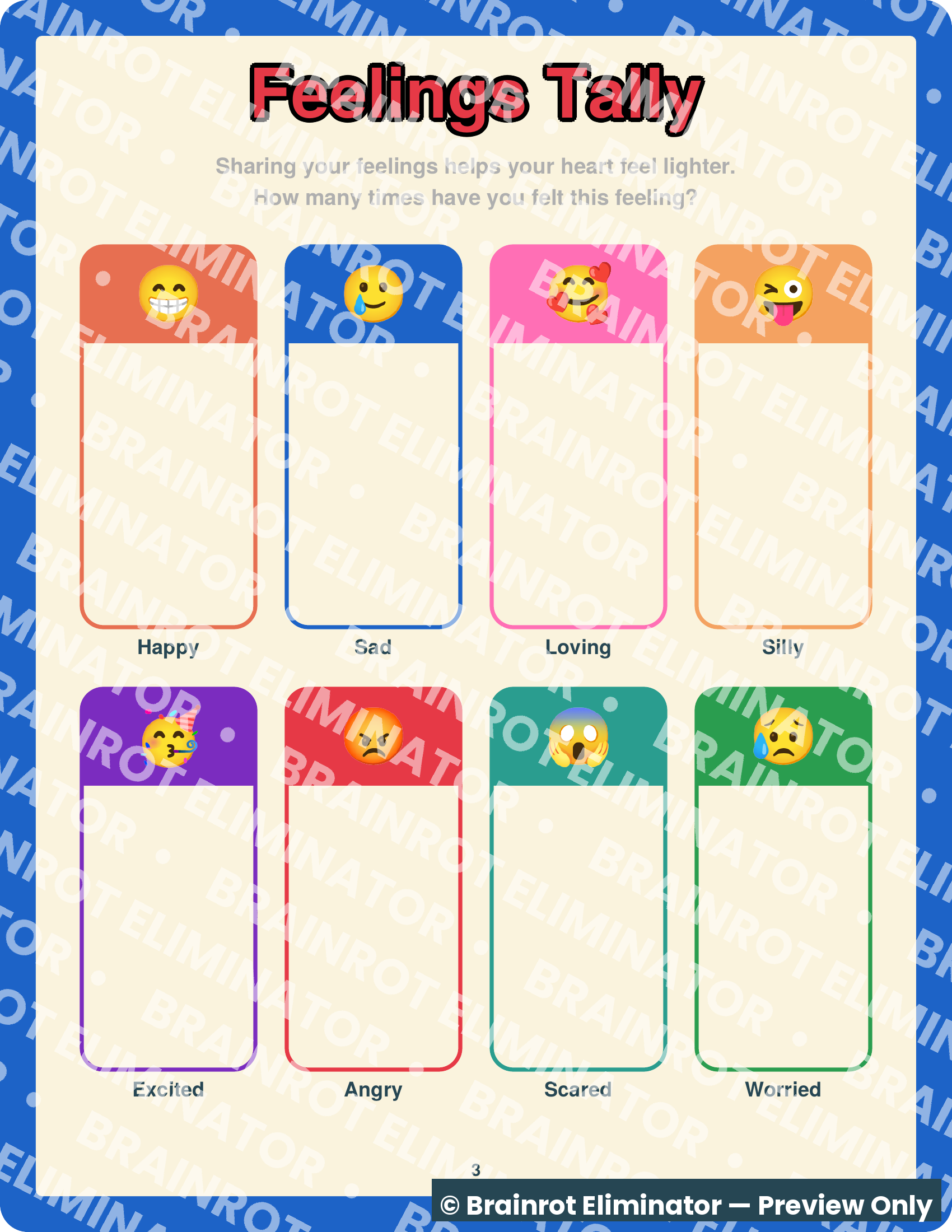 SEN Friendly: My Feelings Journal Workbook
