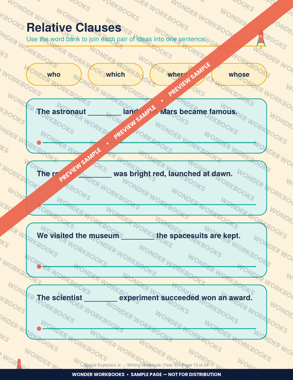 SEN-Friendly: Creative Writing Workbook Ages 9-10